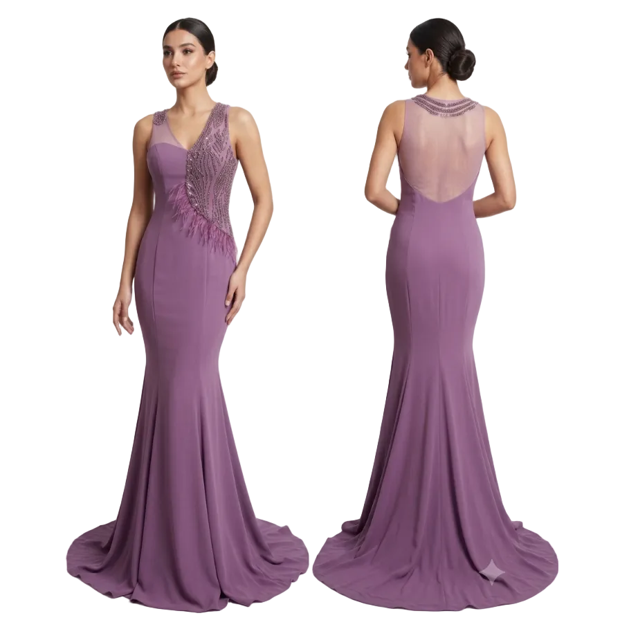 Amethyst Whisper Gown