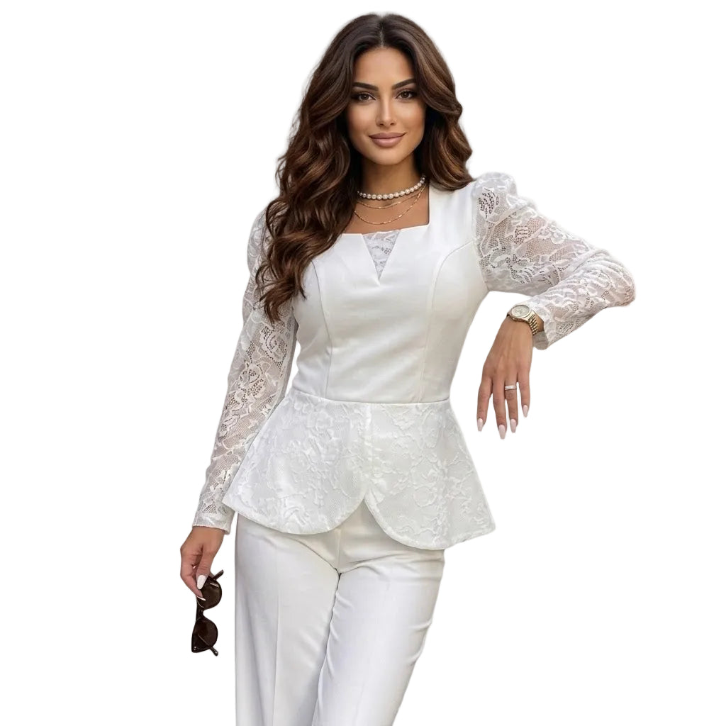 Lace Elegance Suit