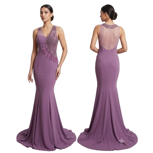 Amethyst Whisper Gown
