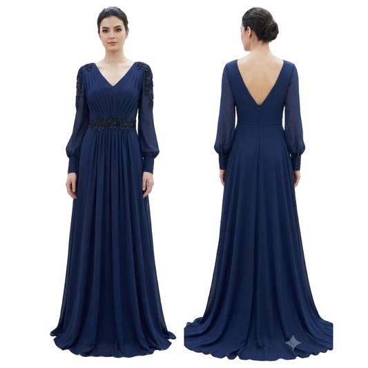 Midnight Sapphire Gown