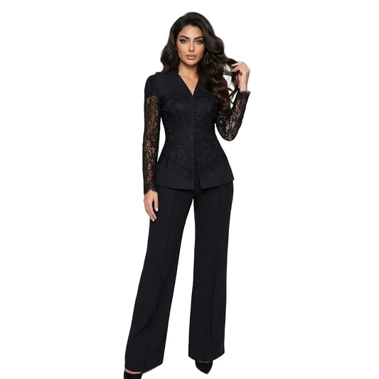 Royal Lace Suit