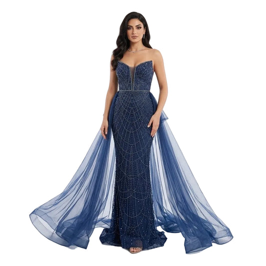 Midnight Illusion Gown